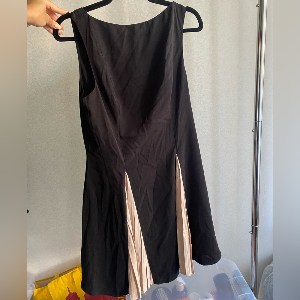 Angel Biba Black Dress with Cream Accents